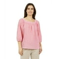 thumbnail image 1 of CHAPS-SQUARE NECK PEASANT TOP, 1 of 2