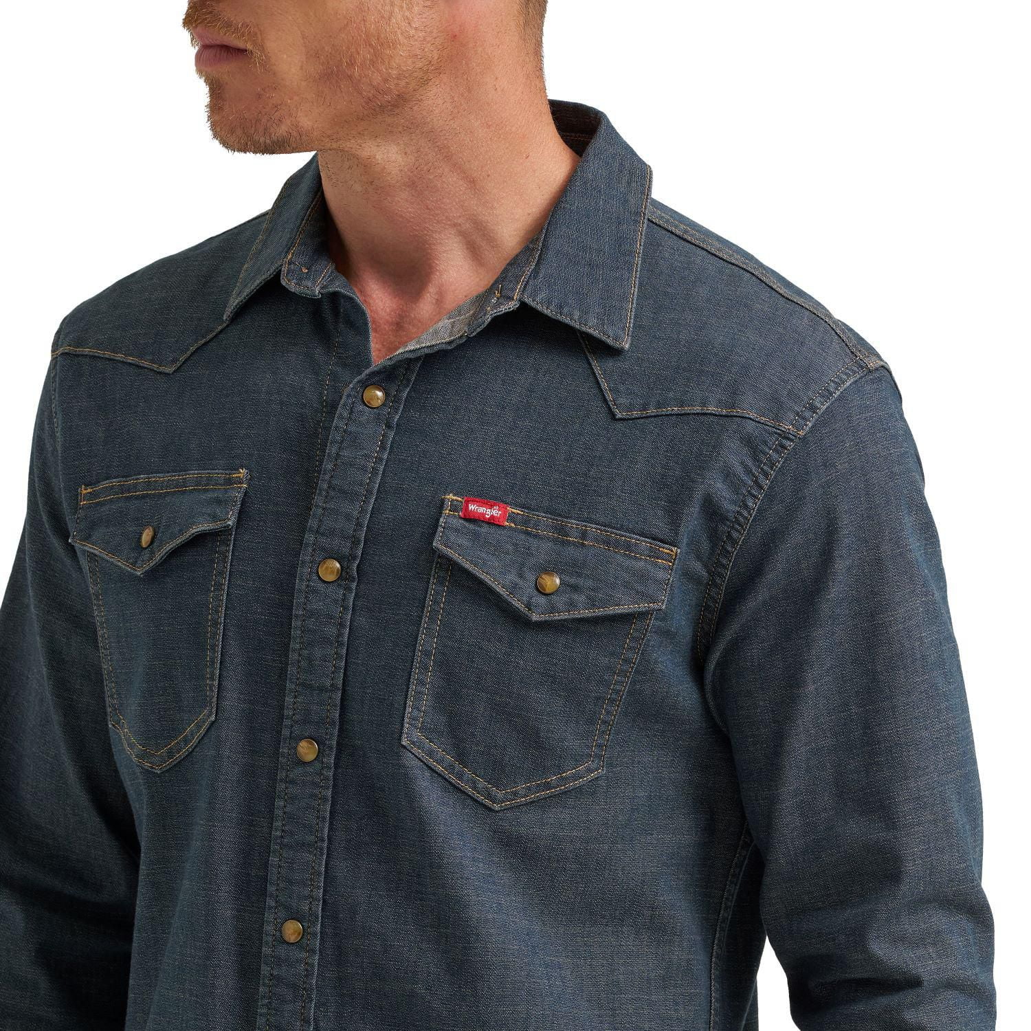 Wrangler Chemise en denim volume