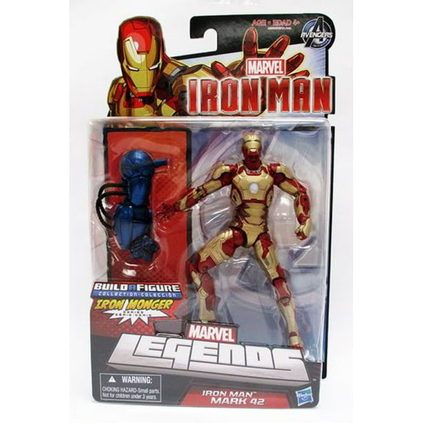 Marvel Iron Man Marvel Legends - Figurine d'Iron Man Mark 42