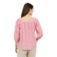 thumbnail image 2 of CHAPS-SQUARE NECK PEASANT TOP, 2 of 2