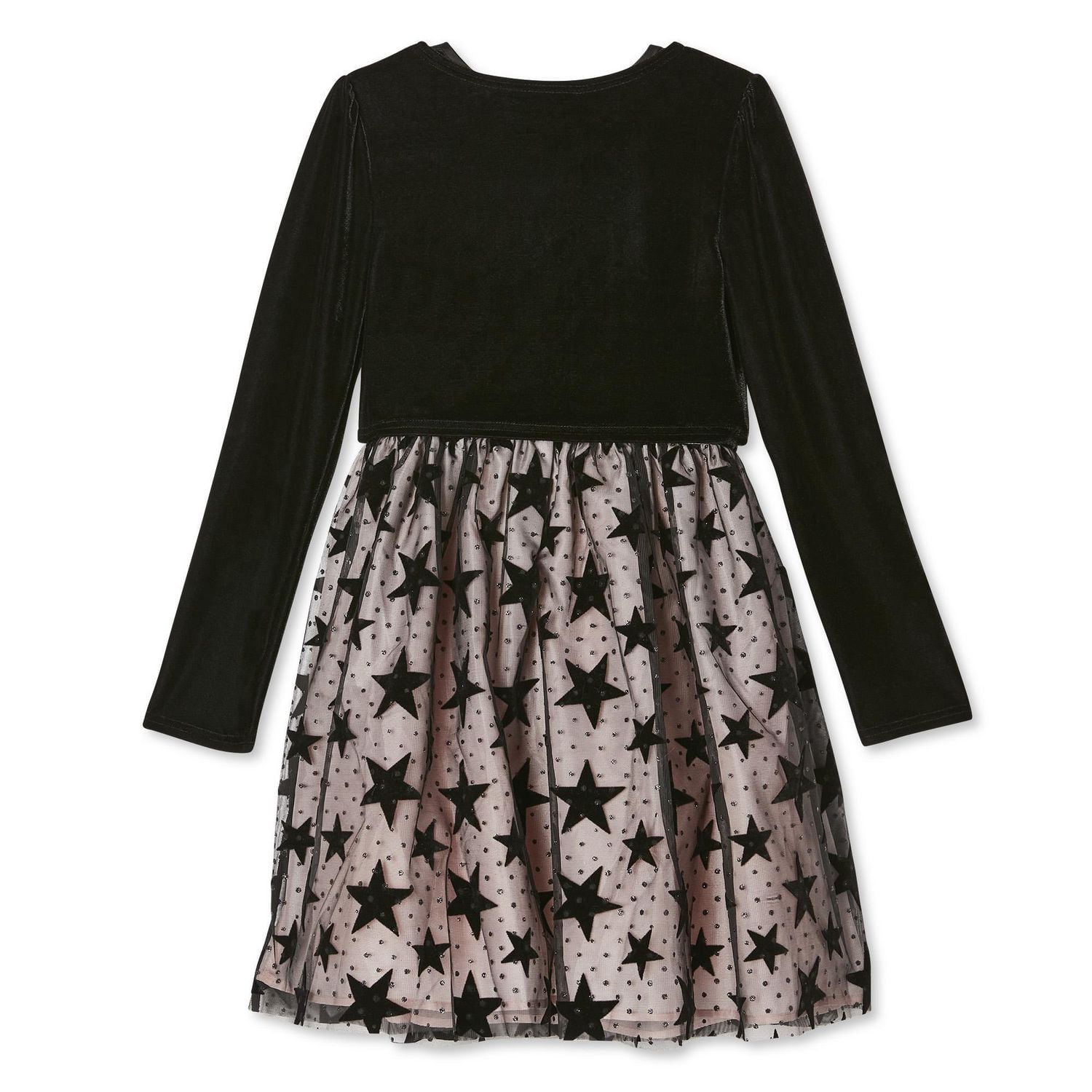 George Girls' Flocked Star Dress and Bolero 2-Piece Set