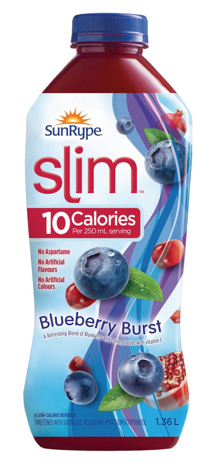 SunRype Slim Blueberry Burst Low Calorie Beverage Walmart Canada