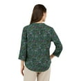 thumbnail image 2 of CHAPS-SPLIT NECK TOP, 2 of 2