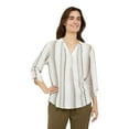 thumbnail image 1 of CHAPS-SPLIT NECK TOP, 1 of 3