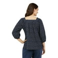 thumbnail image 2 of CHAPS-SQUARE NECK PEASANT TOP, 2 of 2