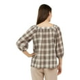 thumbnail image 2 of CHAPS-SQUARE NECK PEASANT TOP, 2 of 2