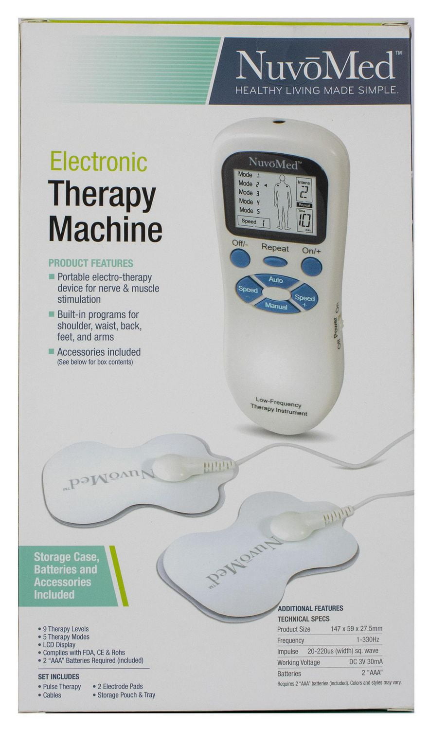 NuvoMed Electronic Pulse Therapy Machine | Walmart Canada