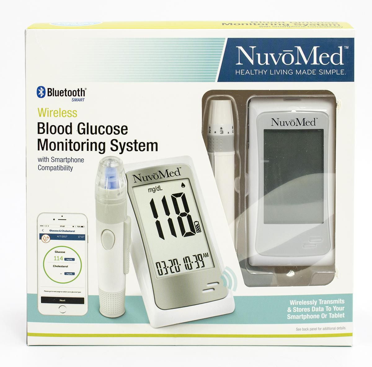 NuvoMed Bluetooth Blood Glucose Monitor Kit Walmart Canada