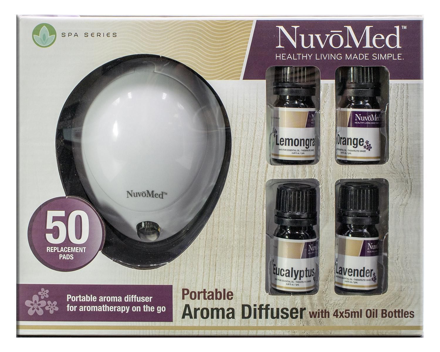 NuvoMed Portable Aroma Diffuser With Starter Kit Walmart Canada