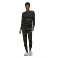 thumbnail image 1 of George Women's Waffle Knit Pajamas 2-Piece Set, 1 of 7
