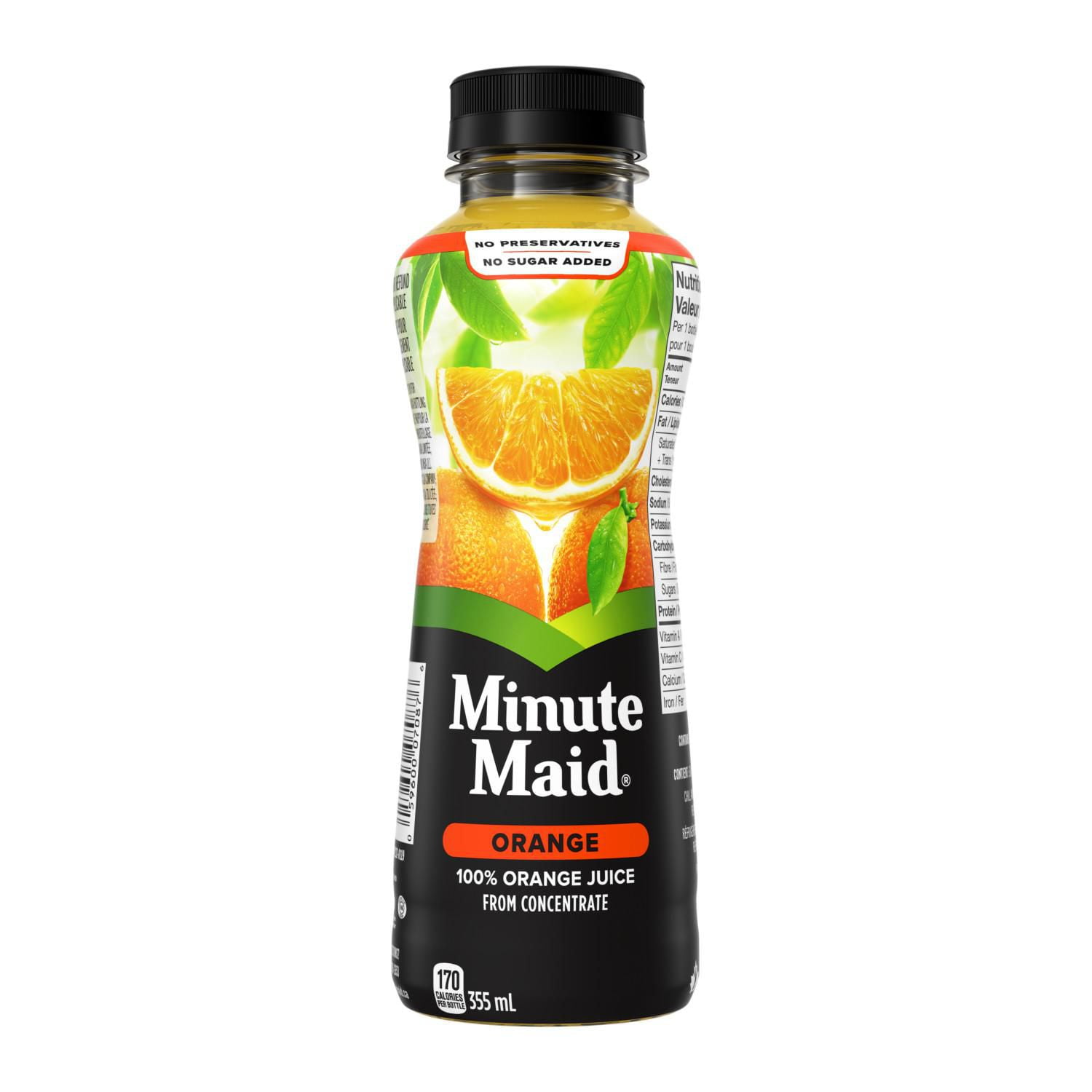 Minute Maid 100% Orange Juice 355mL | Walmart Canada