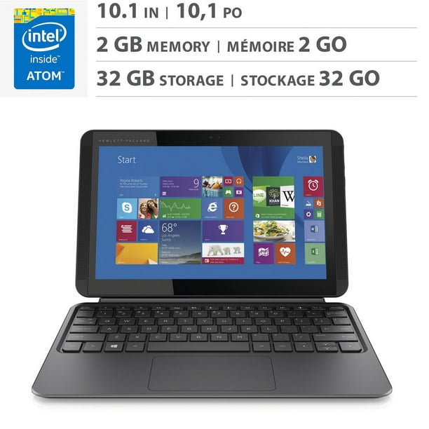Portable tactile 10-k011ca x2 10,1 po de HP -Processeur Intel® Atom® Z3736F