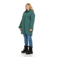 thumbnail image 2 of Swiss Tech Women's Plus Hooded Rain  Jacket, 2 of 5