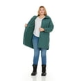 thumbnail image 4 of Swiss Tech Women's Plus Hooded Rain  Jacket, 4 of 5