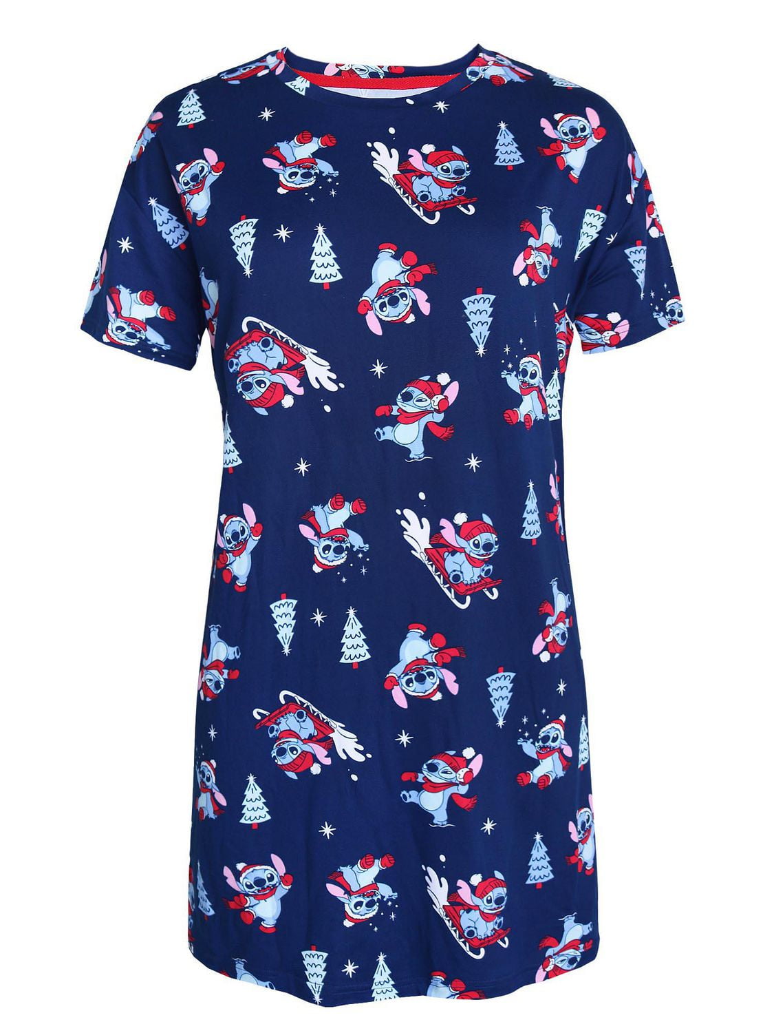 CHEMISE DE NUIT - ADULTES - FEMMES - LILO & STITCH Tailles : TP-TG