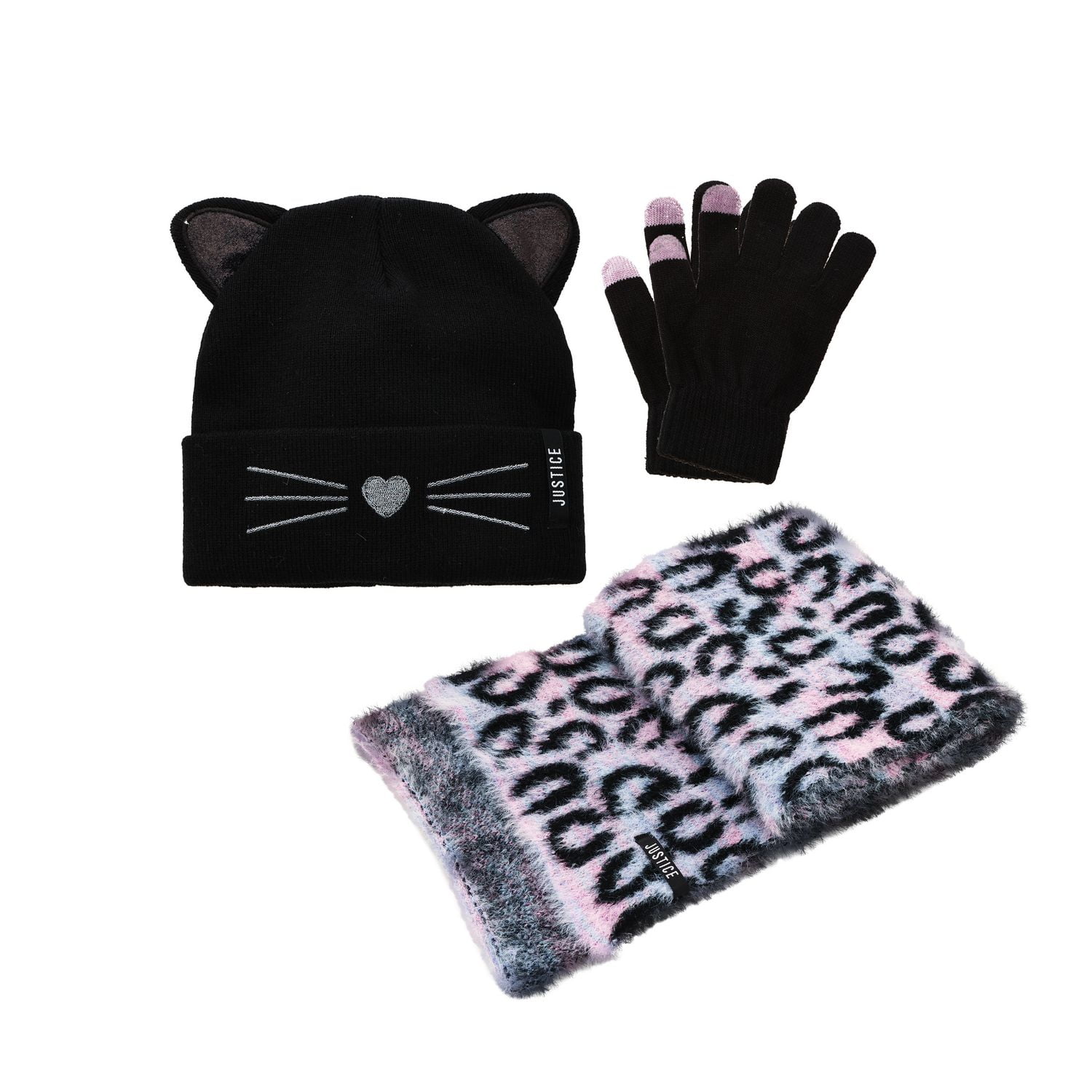 Justice winter set accessories in a gift box