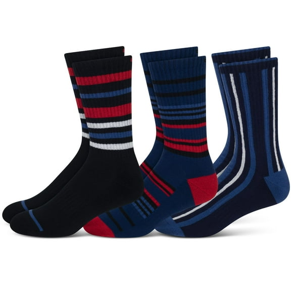 Thieves Cushion Crew Sock Men's 3 Pack, One Size Fits Adult 8-12