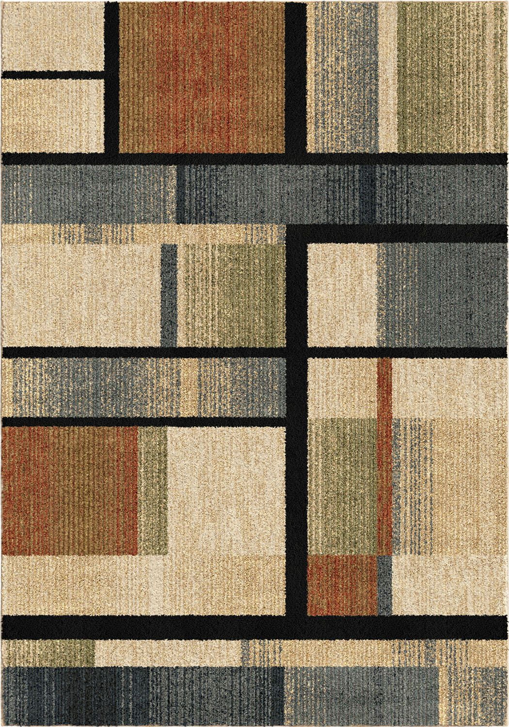 Orian Rugs MidCentury Blocks Multi Area Rug Walmart Canada