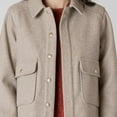 thumbnail image 5 of Devoted Long sleeve button up shacket, 5 of 5
