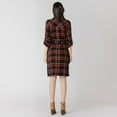 thumbnail image 4 of Devoted Long sleeve collared midi dress, 4 of 6
