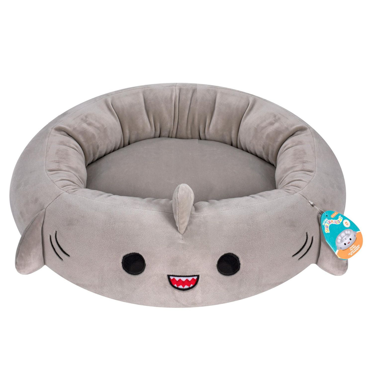 Squishmallows Dog Bed - Cat Bed - Gordon the Shark (Multiple Sizes), The loveable and squeezable Squishmallows!