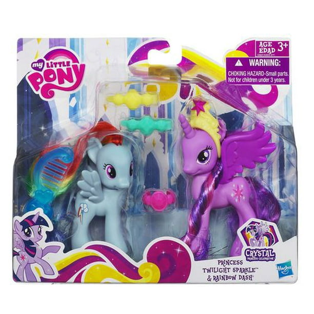 My Little Pony - Figurines de Princesse Twilight Sparkle et Rainbow Dash