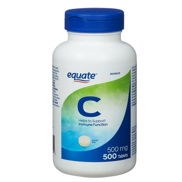 Equate Vitamin C 500mg, 500 Tablets