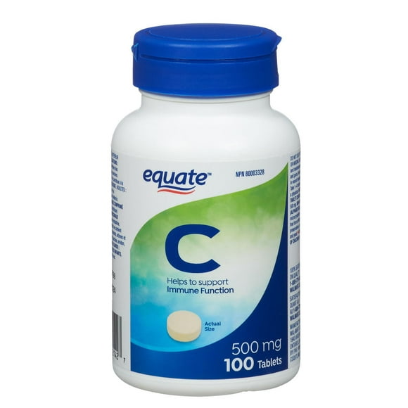 Equate Vitamin C 500mg, 100 Tablets