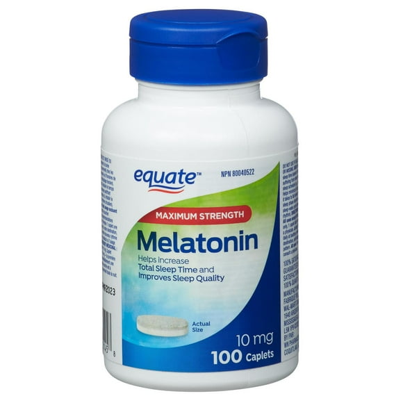 Equate Melatonin 10mg, 100 Caplets