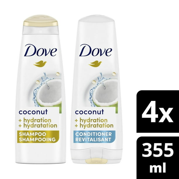 Dove Beauty Coconut & Hydration Shampoo & Conditioner Set - 12 Fl Oz/ 2ct :  Target