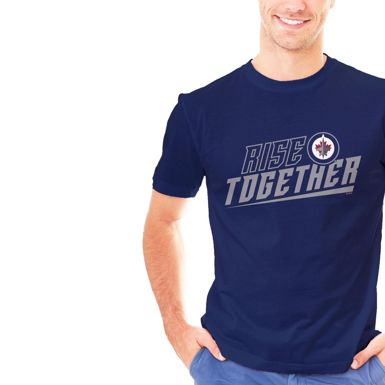 T-shirt à manches courtes Rise Together des Jets de Winnipeg de la LNH pour hommes *Exclusivité en ligne