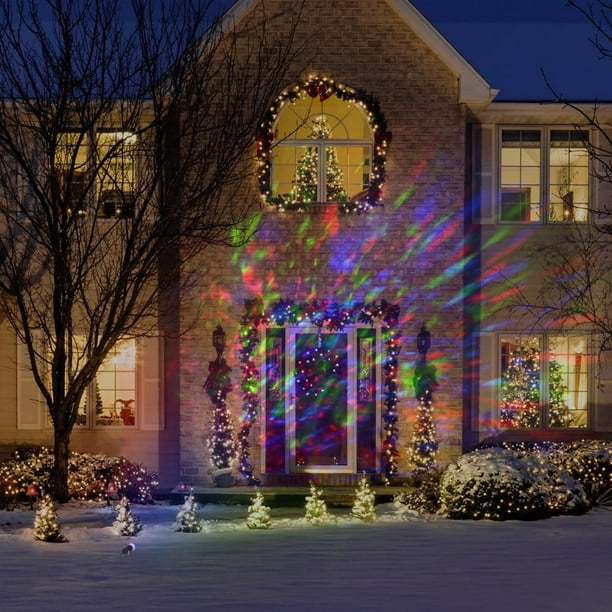 Home Accents Holiday Projecteur d'images kaléidoscopiques à DEL de scènes  de NoëL, 1 lumiè