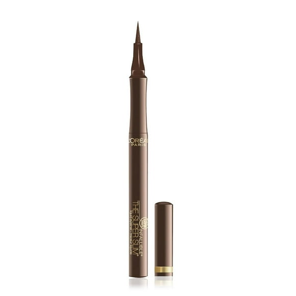 L'Oreal Paris Liquid Eyeliner| Ultra-Precise, Smudge-Proof Lines, Waterproof|Infallible Super Slim, Black, 0.4mm