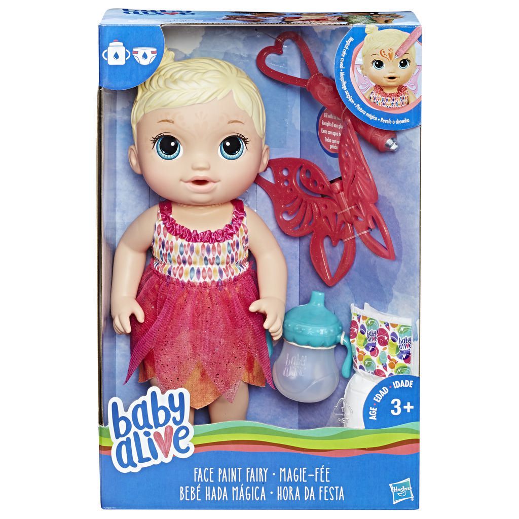 baby alive face paint fairy walmart