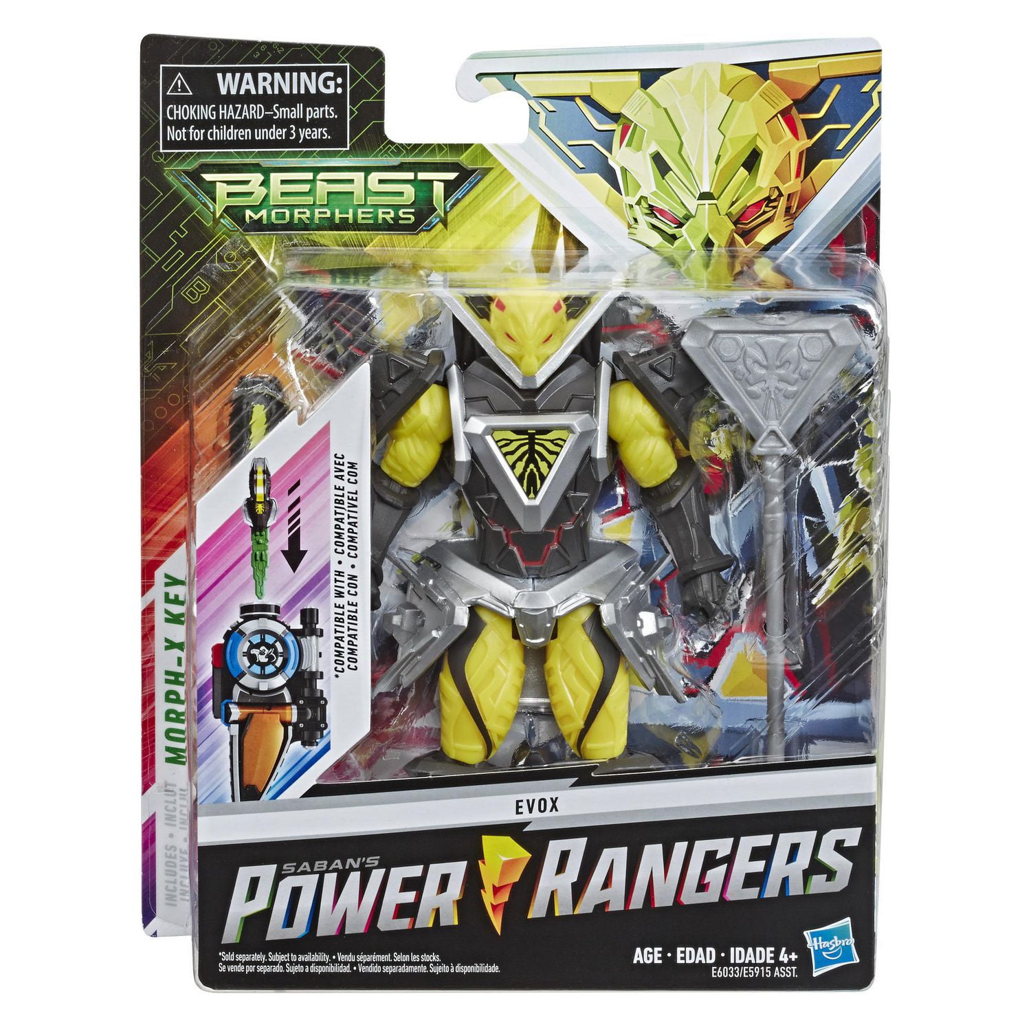 power rangers beast morphers 6 inch figures