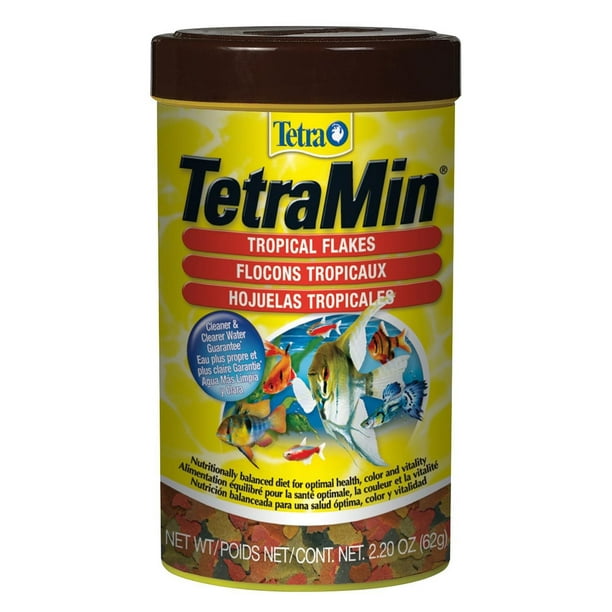 Nourriture en flocons TetraMin pour poisson tropical 2.20 oz (62 g) 