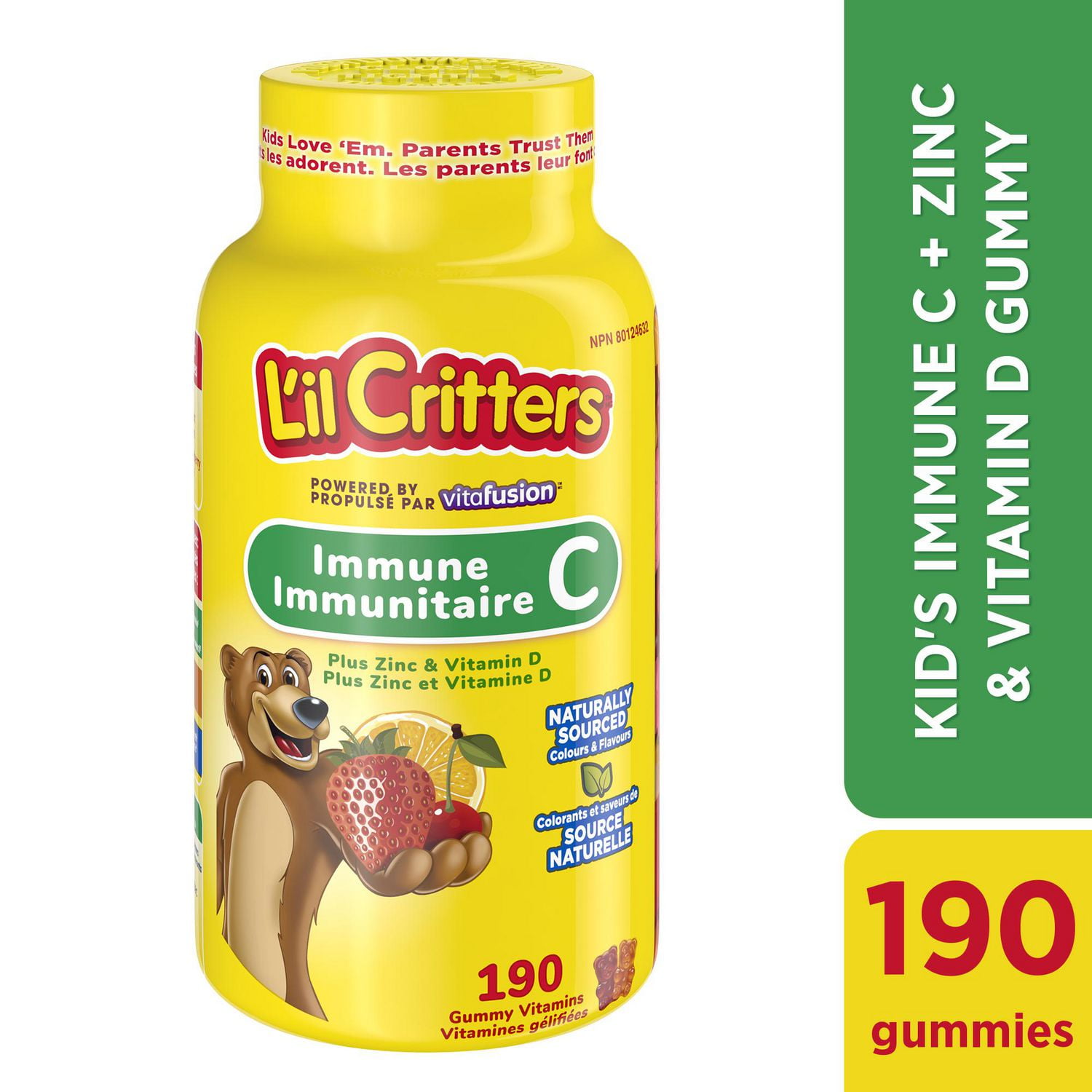 L'il Critters Immune C Plus Zinc Gummy Vitamins, L'il Critters Immune C+ Zinc Gummy Vitamins