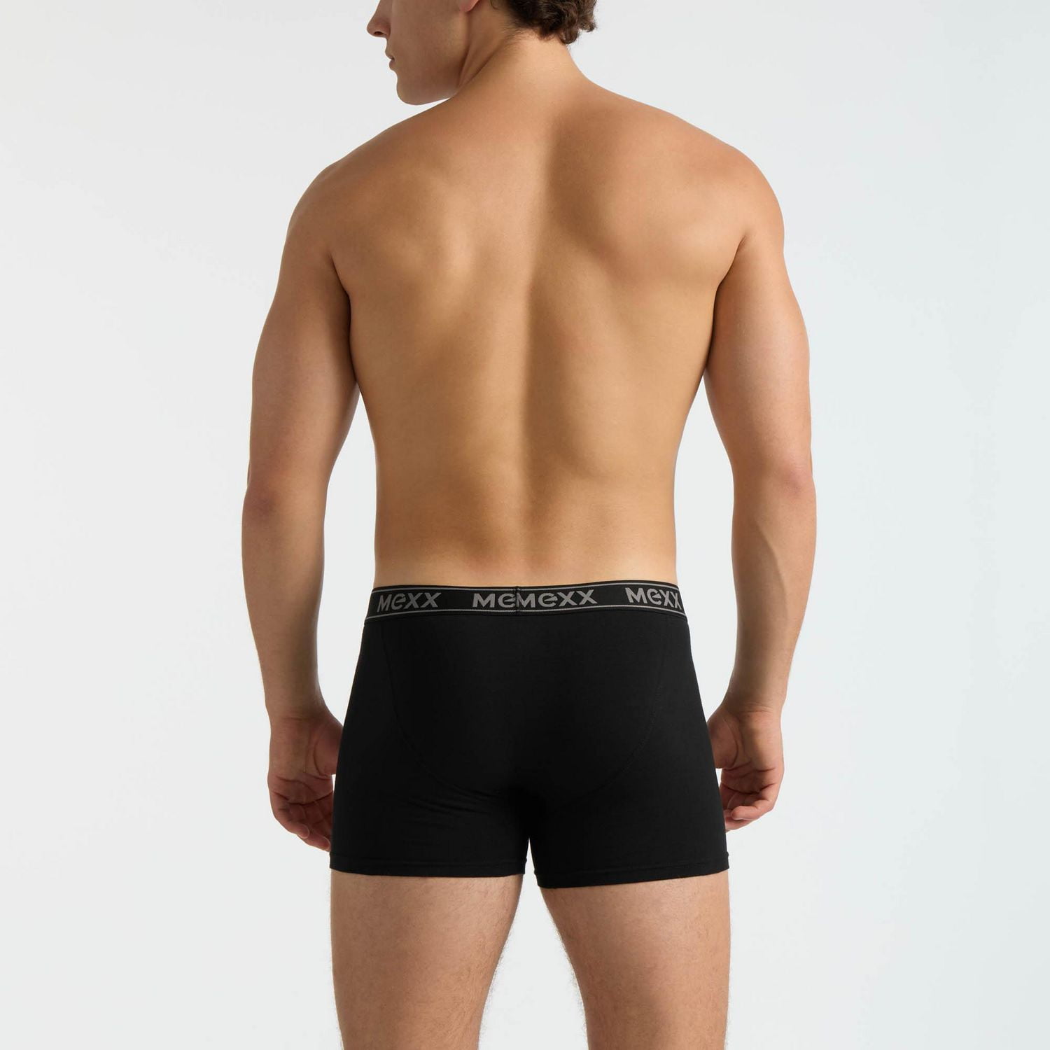 Mexx Men’s 3-Pack Boxer Briefs with Branded Elastic, S-XL