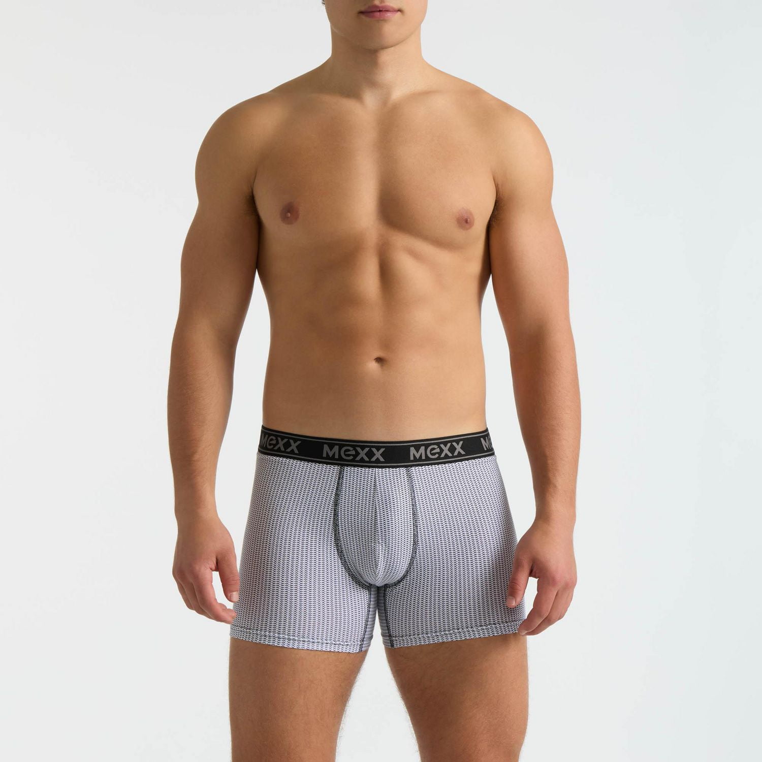 Mexx Men’s 3-Pack Boxer Briefs with Branded Elastic, S-XL