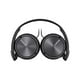 Casque d'écoute supra-auriculaire stéréo avec microphone de la série ZX de Sony Casque MDR-ZX310/ZX310AP – image 2 sur 2