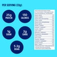 thumbnail image 3 of LEANFIT WHEY PROTEIN™ Chocolate 858g - 100% Whey Protein Powder, 25g Protein Per Serving, Grass-Fed, Gluten-Free, BCAAs, Complete Amino Acid Profile, 3 of 10