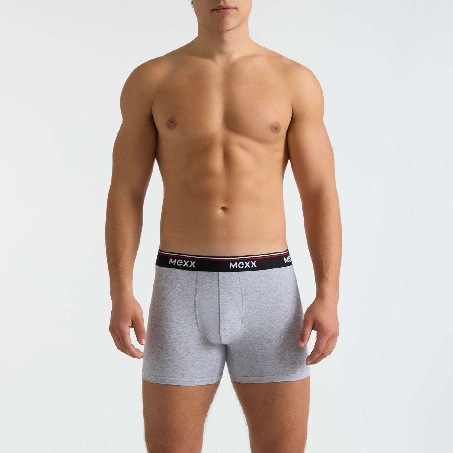 Mexx Hommes - Paquet de 3 caleçons avec élastiques marqués S-XL