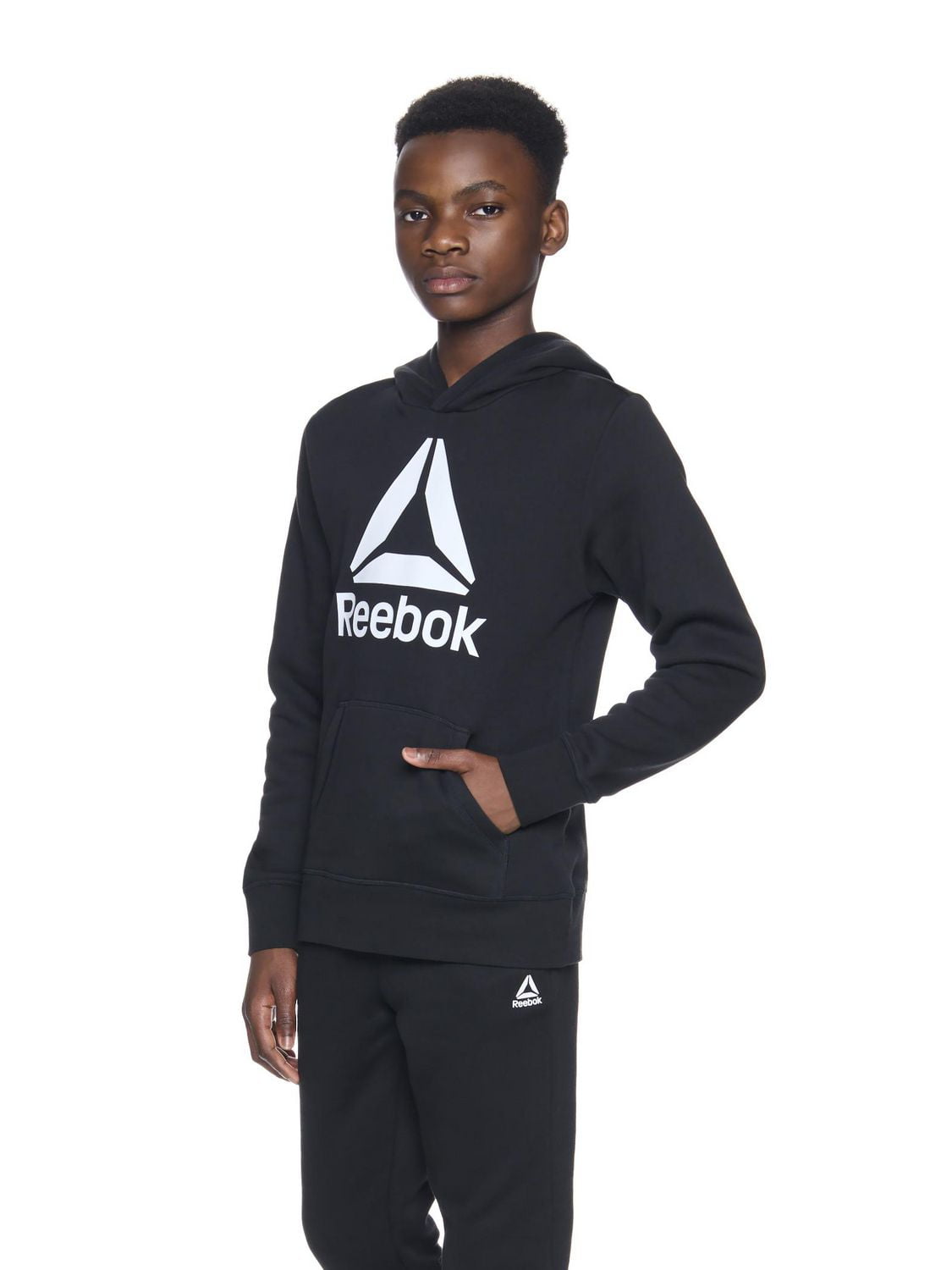 Sweat à capuche en polaire Delta de Reebok pour garçon Tailles 4-16