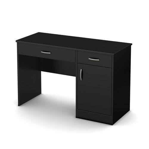 Narrow deals black desk