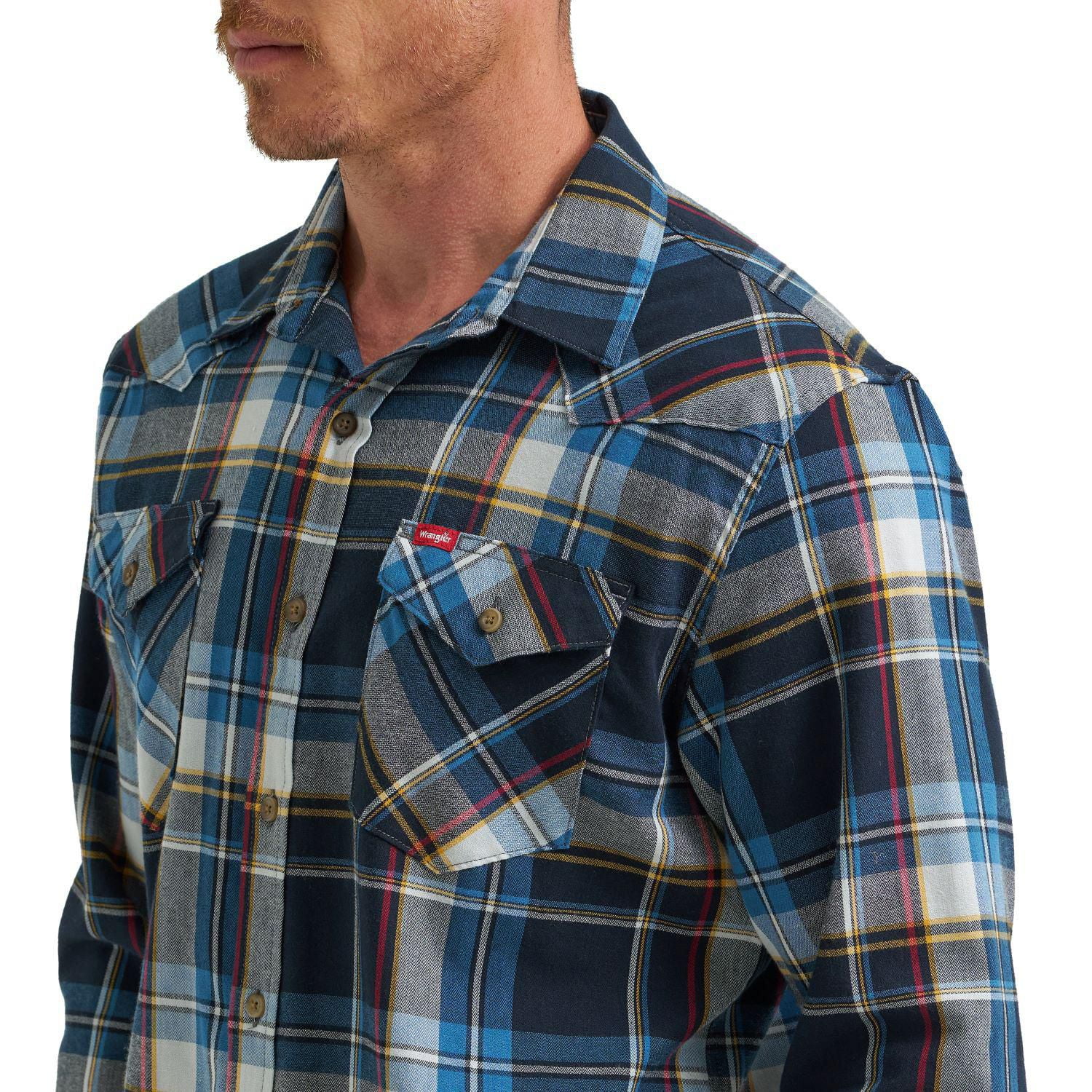 Wrangler Volume Fashion Broken Twill Plaid