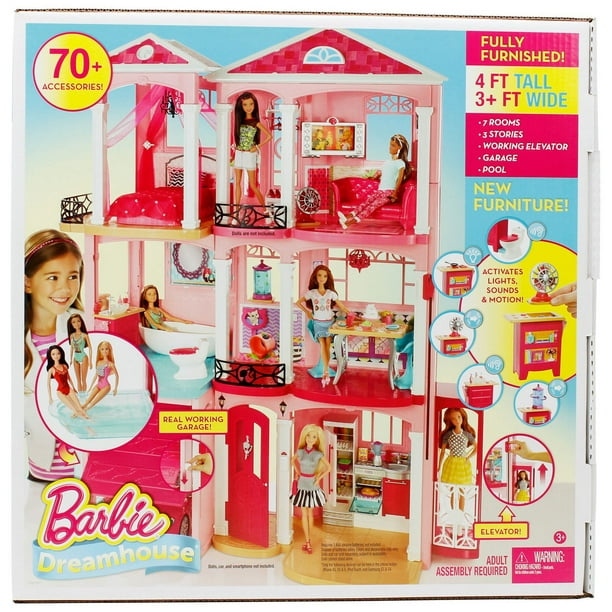Maison de rêve de Barbie avec plus de 70 accessoires 