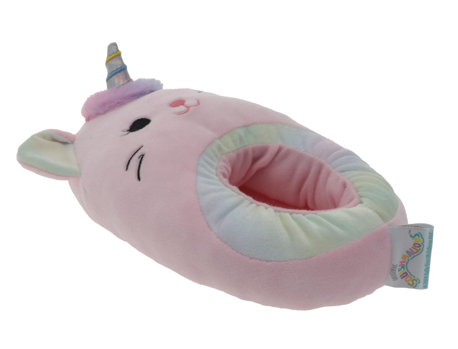 Pantoufles en peluche <br>pour filles Sabrina caticorn Squishmallows. Grandeurs disponibles: (11/12), (13/1), (2/3)