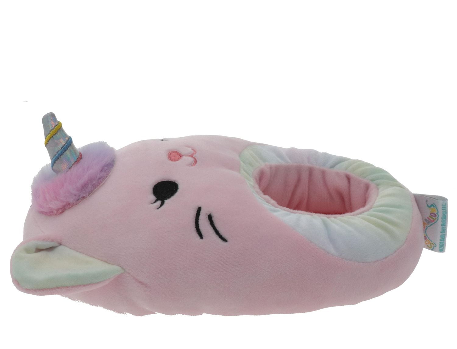 Pantoufles en peluche <br>pour filles Sabrina caticorn Squishmallows. Grandeurs disponibles: (11/12), (13/1), (2/3)