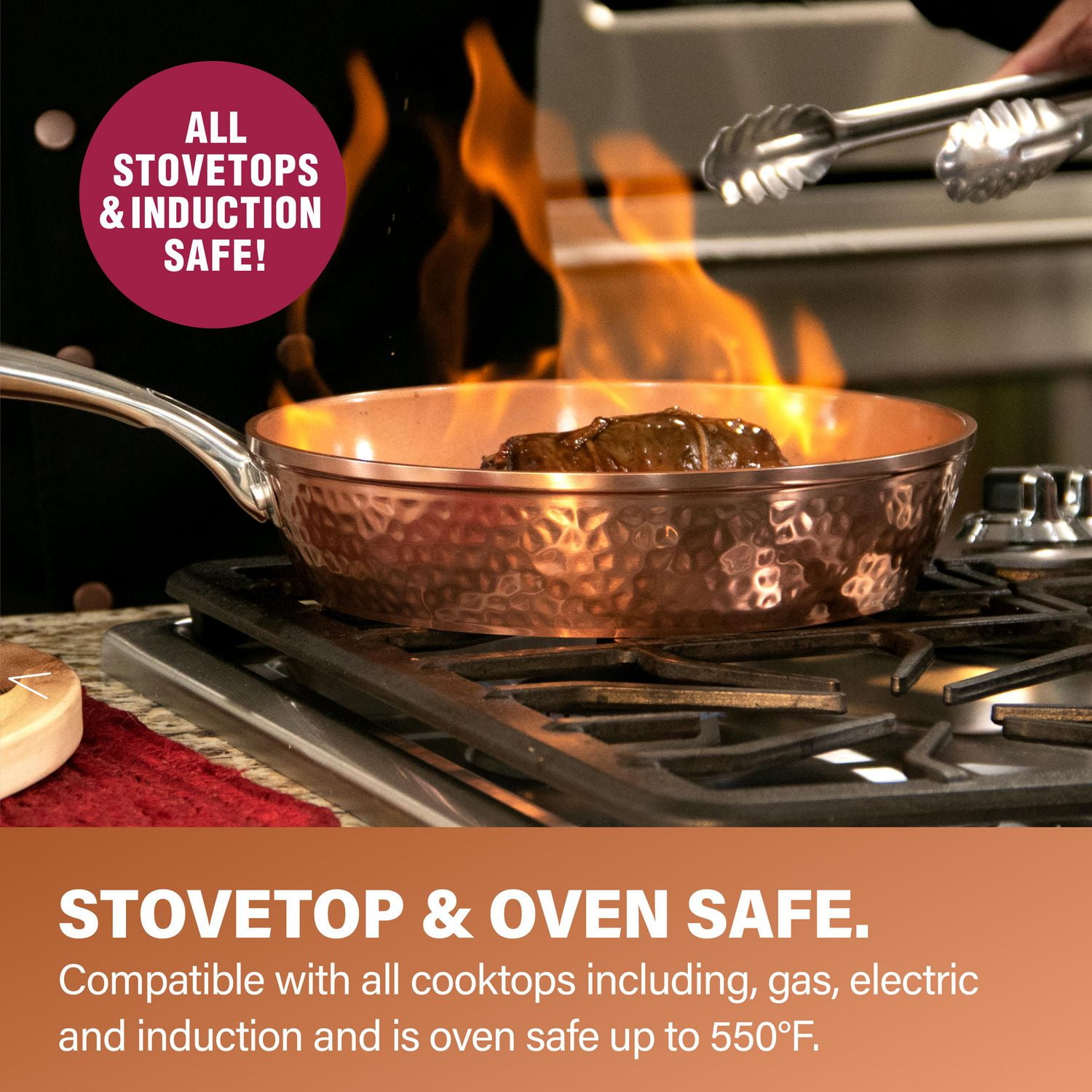 Copper pan 2025 oven safe