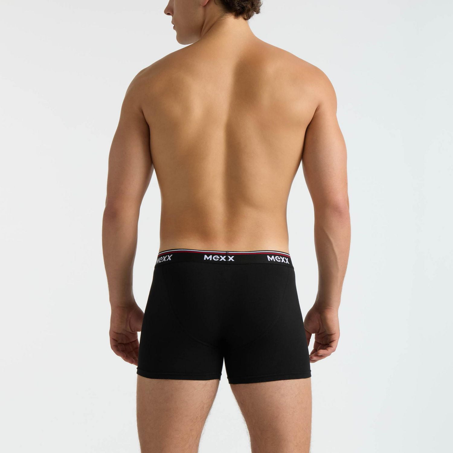 Mexx Hommes - Paquet de 3 caleçons avec élastiques marqués S-XL